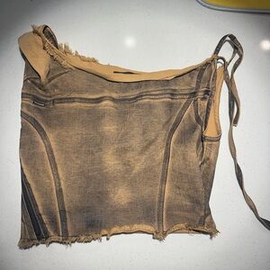Ottolinger Distressed Brown Top
